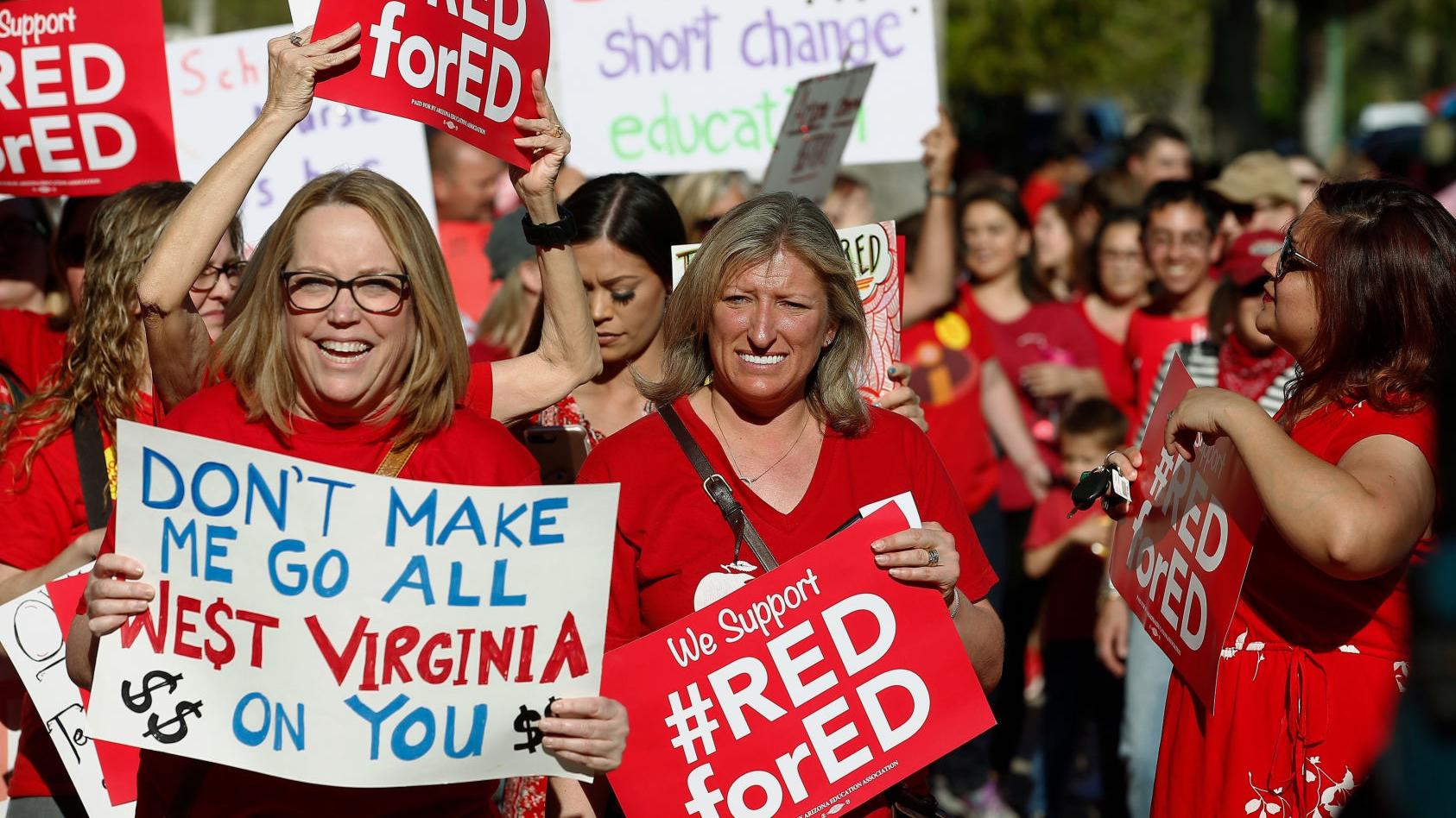 26 protest signs from Arizona #RedforEd teacher rallies